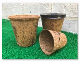 Coir America 3 inch Round Coir Pot