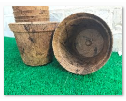 Coir America 5 inch Round Coir Pot